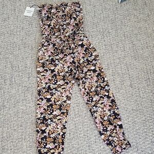 Aritzia Multicolor Floral Jumpsuit XXS